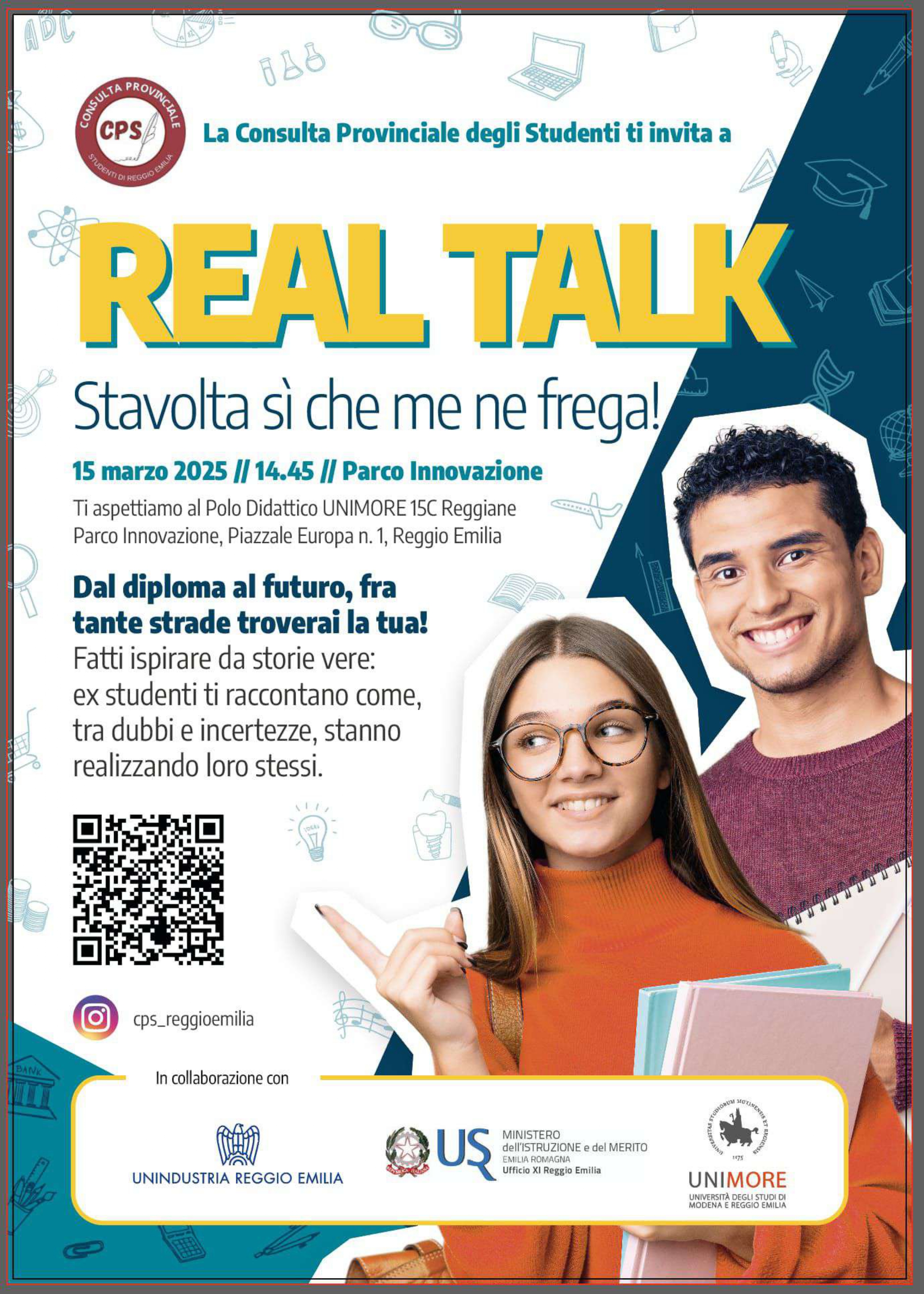 Evento Orientamento post diploma REAL TALK